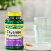 Spring Valley Cayenne Metabolism Support Dietary Supplement Capsules, 455 mg, 100 Count
